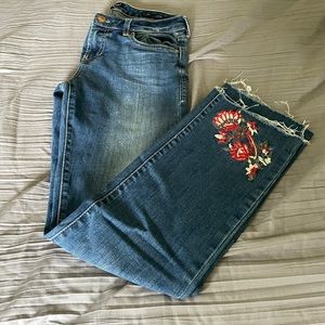 WOMEN’S NWOT Dear John Playback Cuffed Cropped Straight Leg Jeans Size 27